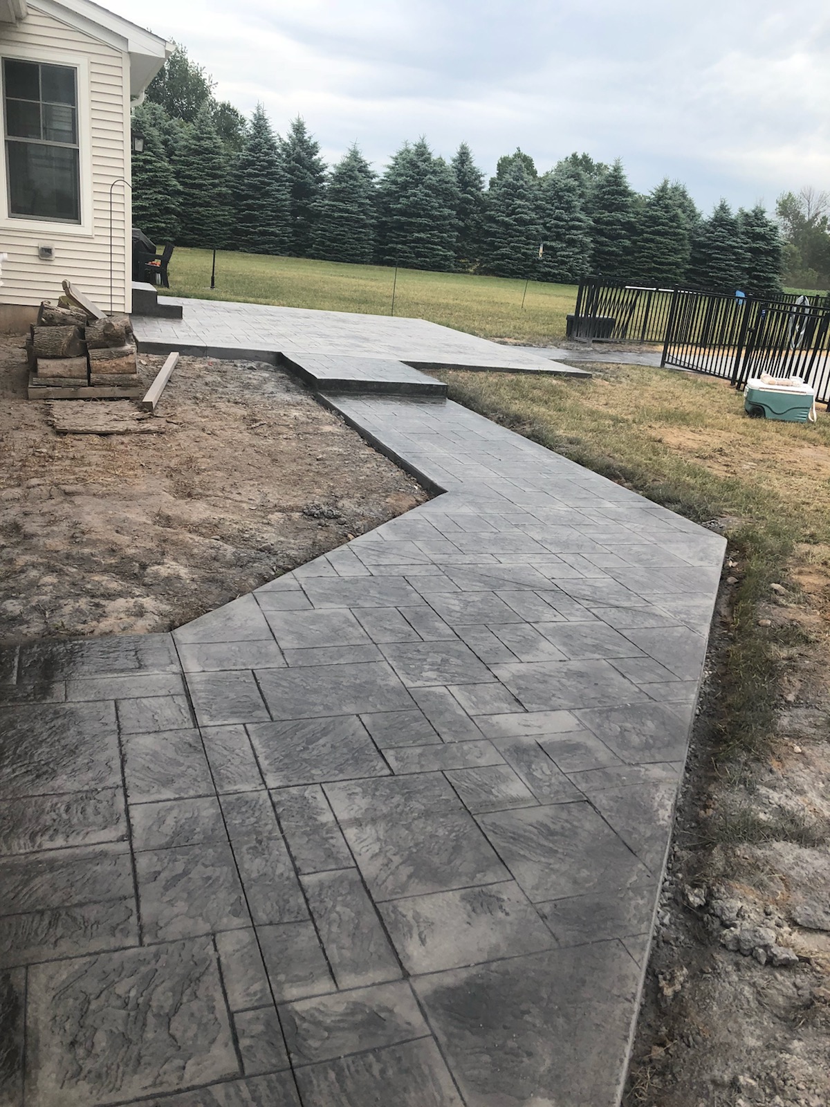 Concrete Porches, Patios & Pools F & B Construction Concrete